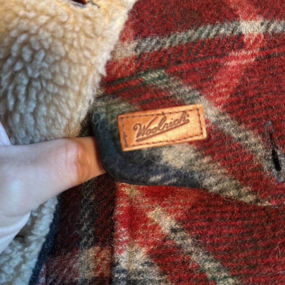 Woolrich Sherpa Lined Button Up Flannel Coat - image 5